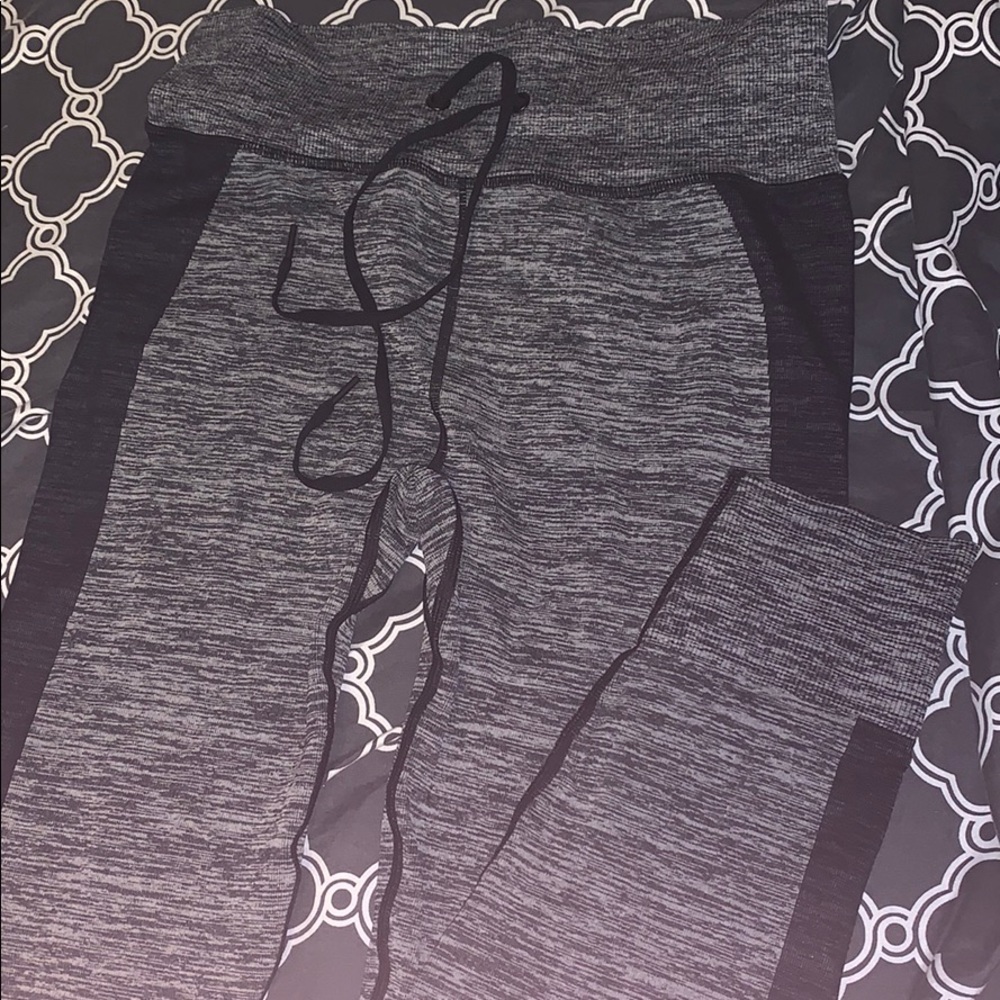 PINK ACTIVE compression drawstring LEGGINGS